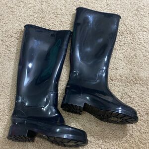 Melissa NEW black rain boots gorgeous size 5